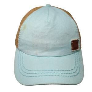 Roxy Strapback Hat Multicolor One Size Leather Patch Colorblock Outdoor